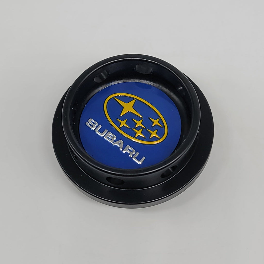 Brand New Subaru Black Engine Oil Fuel Filler Cap Billet For Subaru