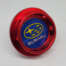 Load image into Gallery viewer, Brand New Subaru Red Engine Oil Fuel Filler Cap Billet For Subaru