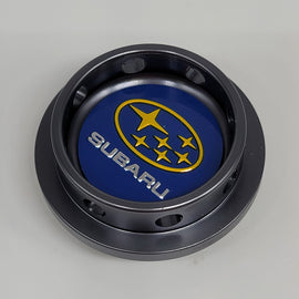 Brand New Subaru Gunmetal Engine Oil Fuel Filler Cap Billet For Subaru