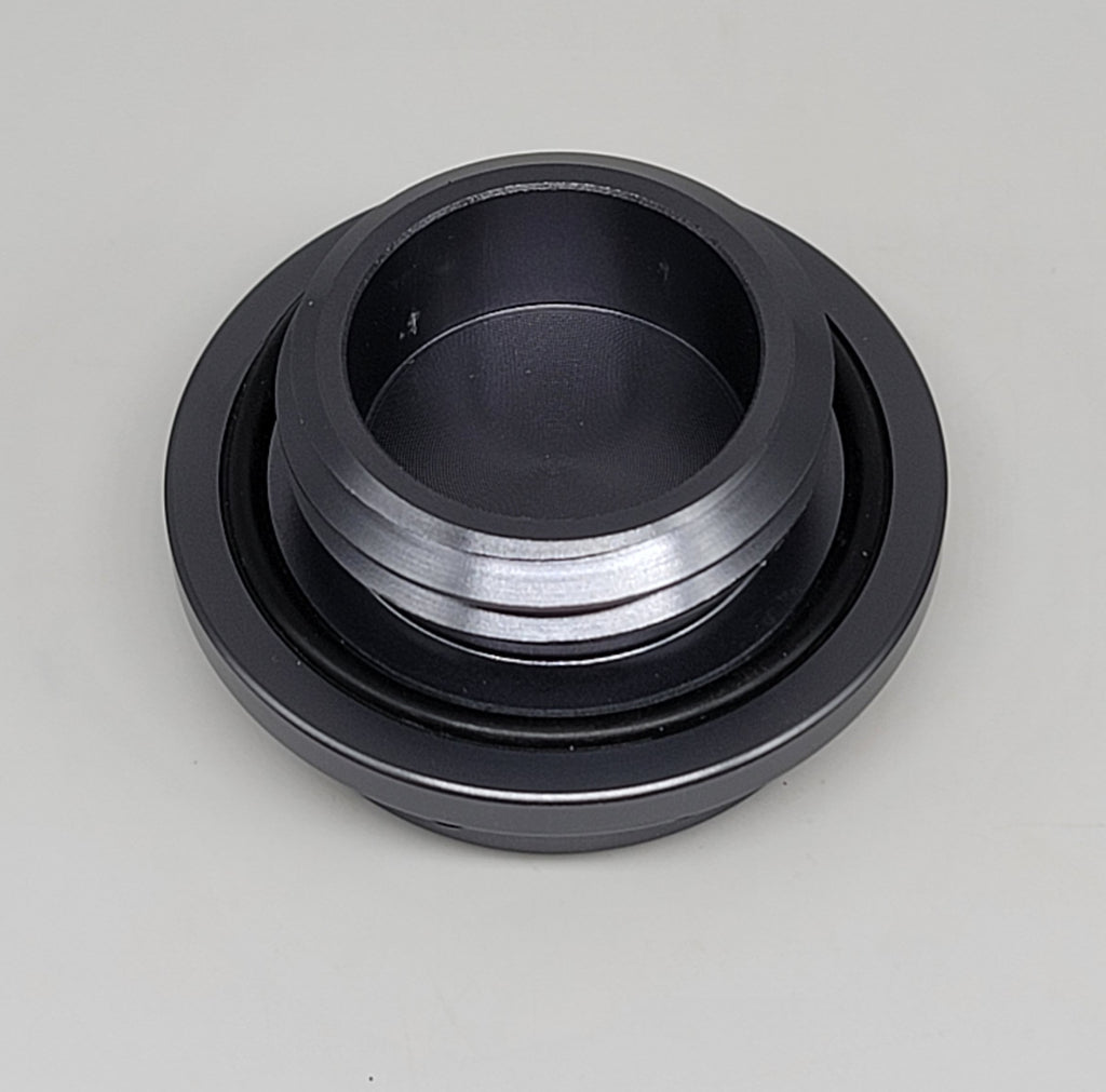 Brand New JK RACING Gunmetal Engine Oil Fuel Filler Cap Billet For Subaru