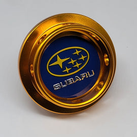 Brand New Subaru Gold Engine Oil Fuel Filler Cap Billet For Subaru