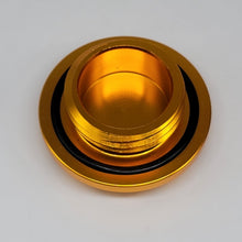 Load image into Gallery viewer, Brand New Blitz Gold Engine Oil Fuel Filler Cap Billet For Subaru