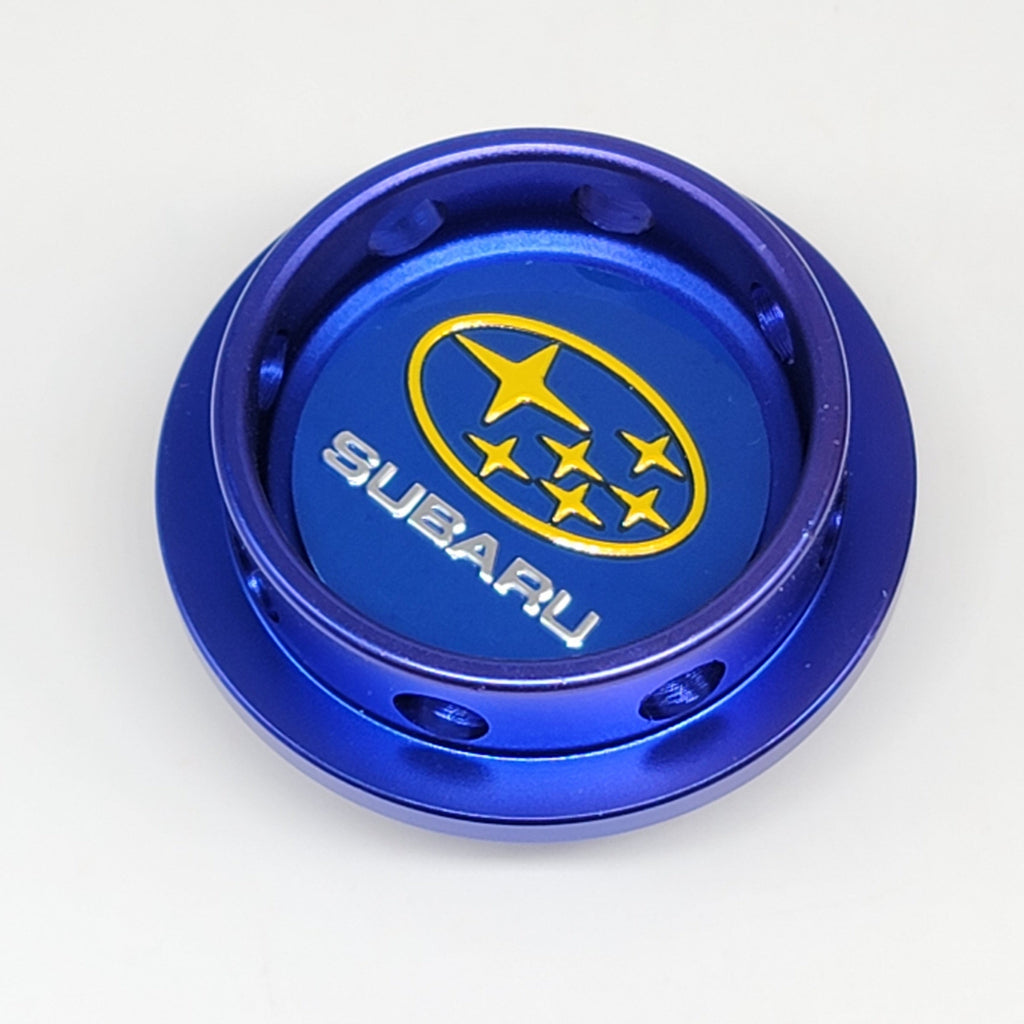 Brand New Subaru Blue Engine Oil Fuel Filler Cap Billet For Subaru