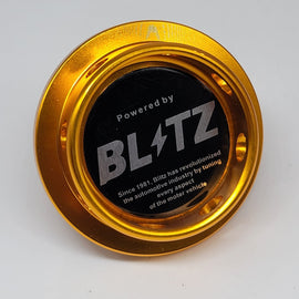 Brand New Blitz Gold Engine Oil Fuel Filler Cap Billet For Subaru