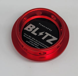 Brand New BLITZ Red Engine Oil Fuel Filler Cap Billet For Honda / Acura