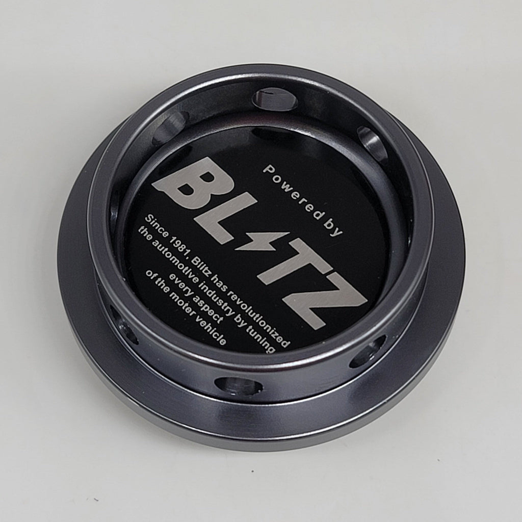 Brand New BLITZ Gunmetal Engine Oil Fuel Filler Cap Billet For Toyota