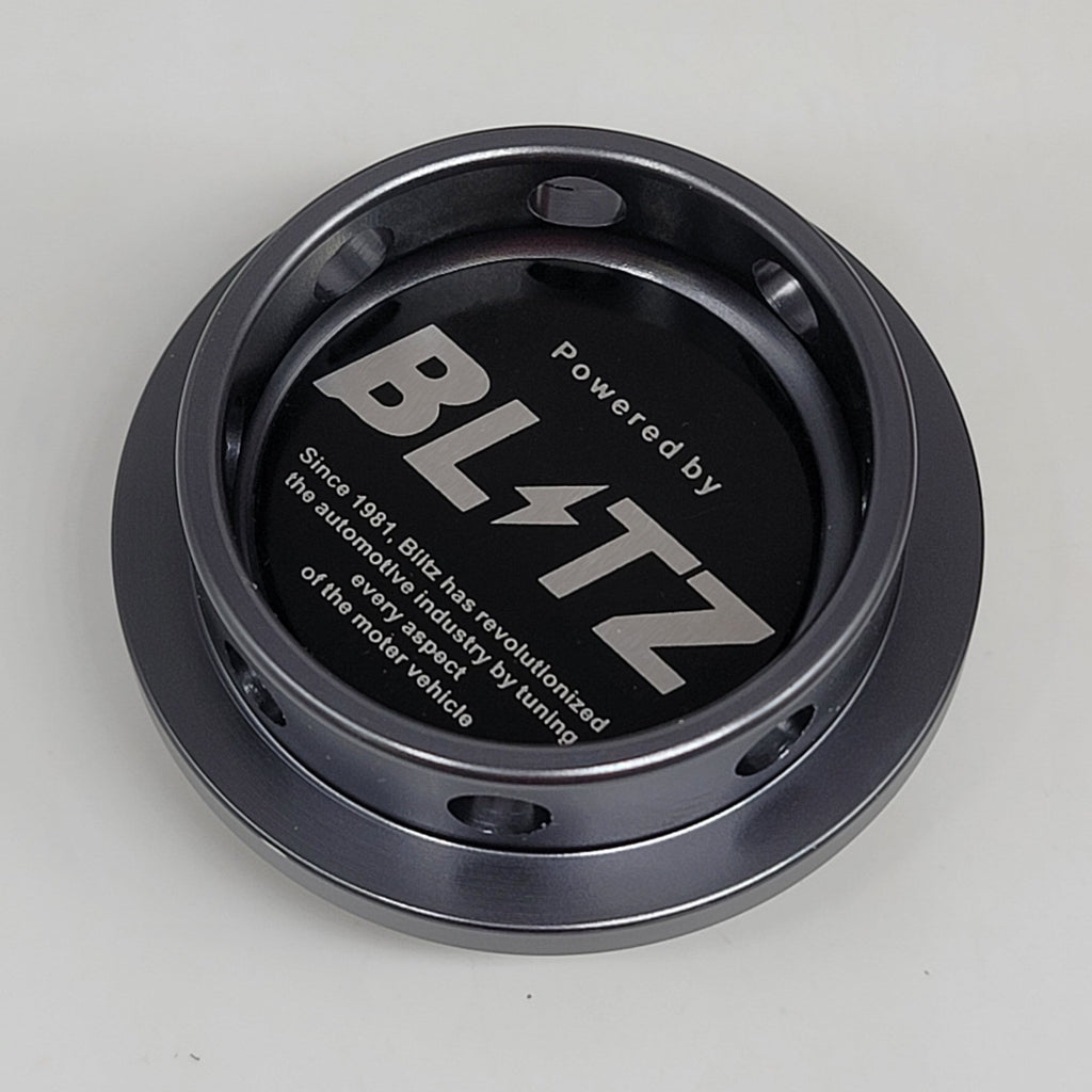 Brand New BLITZ Gunmetal Engine Oil Fuel Filler Cap Billet For Honda / Acura