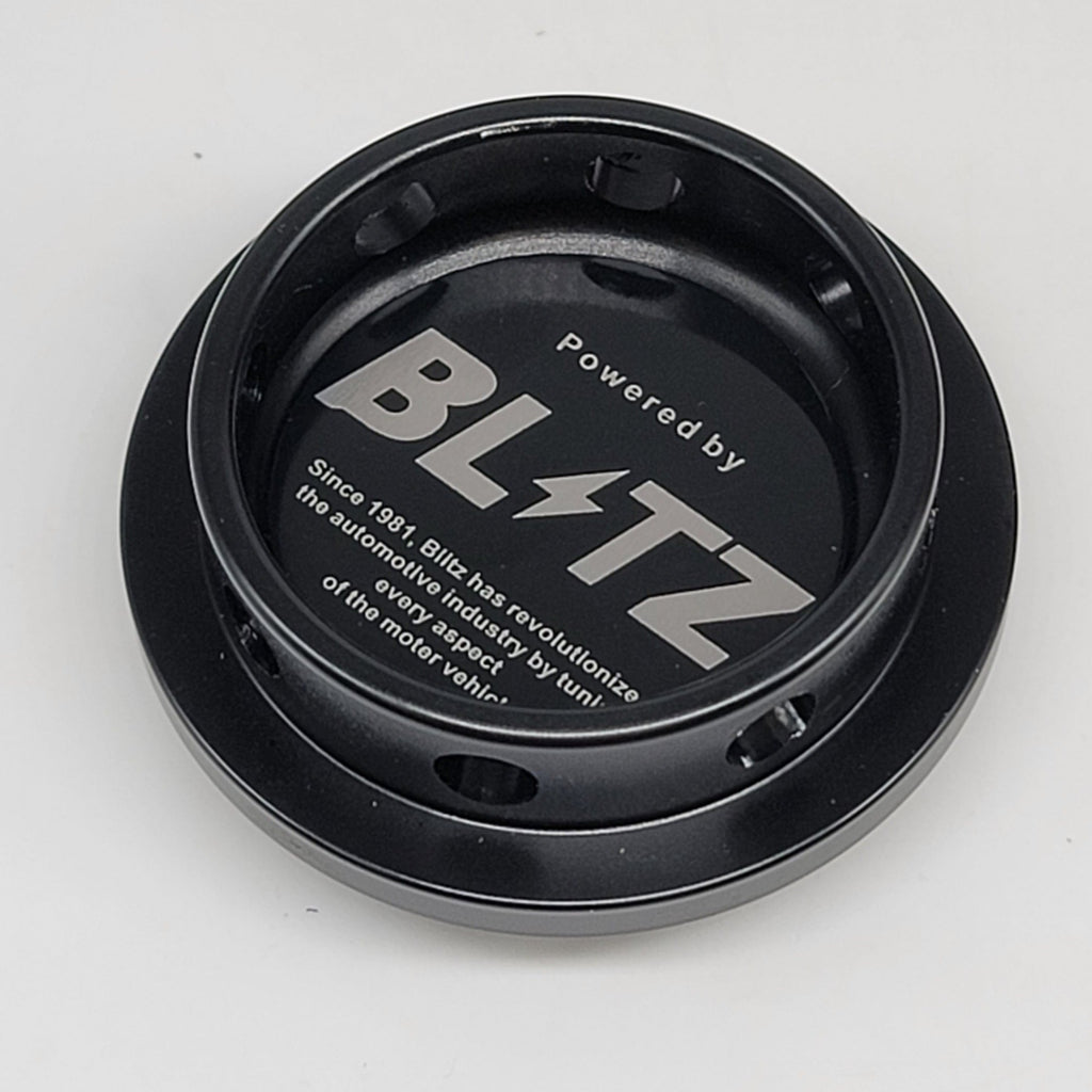 Brand New BLITZ Black Engine Oil Fuel Filler Cap Billet For Honda / Acura