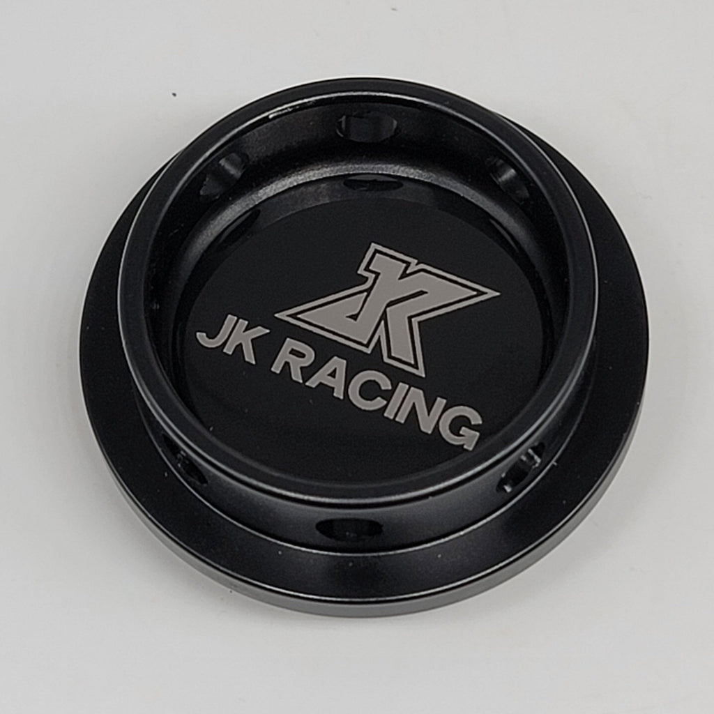 Brand New JK RACING Black Engine Oil Fuel Filler Cap Billet For Honda / Acura