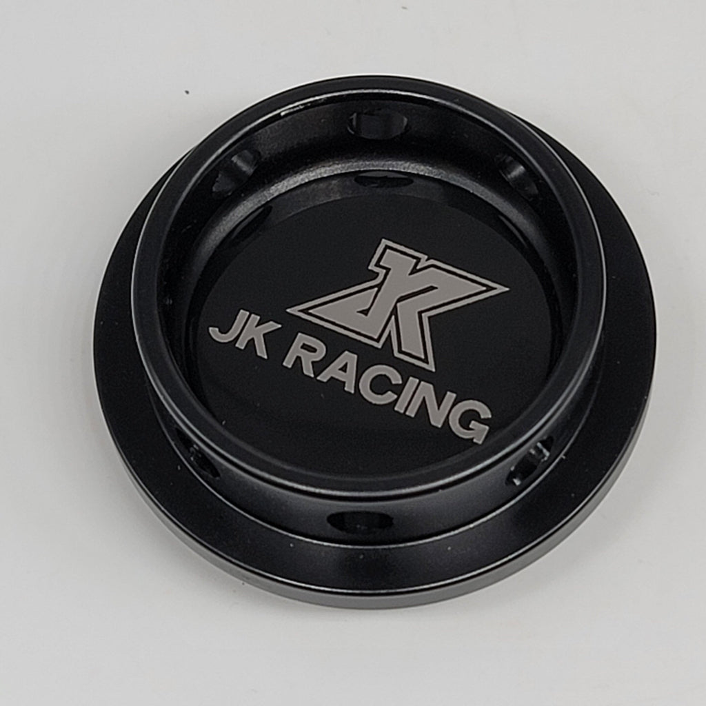 Brand New JK RACING Black Engine Oil Fuel Filler Cap Billet For Subaru