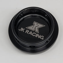 Load image into Gallery viewer, Brand New JK RACING Black Engine Oil Fuel Filler Cap Billet For Nissan