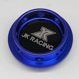 Brand New JK RACING Blue Engine Oil Fuel Filler Cap Billet For Nissan