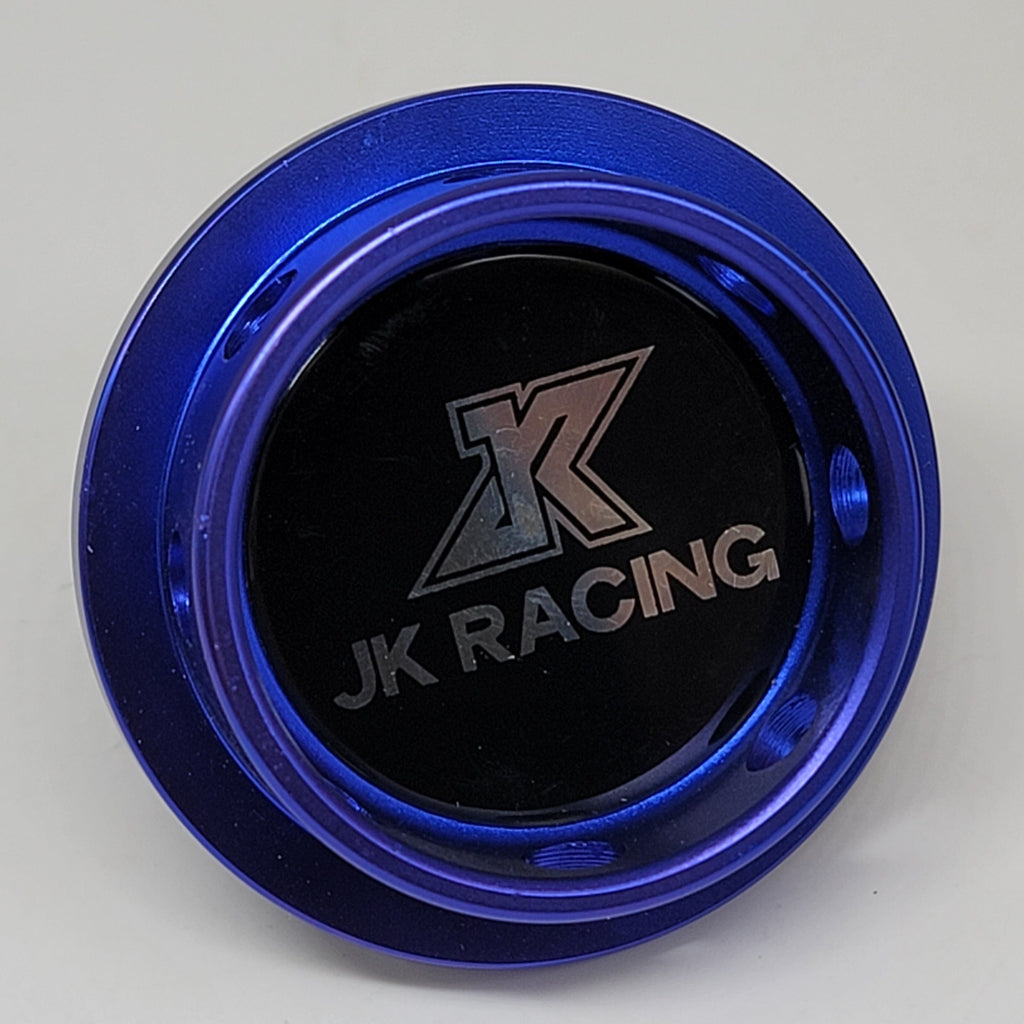 Brand New JK RACING Blue Engine Oil Fuel Filler Cap Billet For Nissan