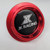 Brand New JK RACING Red Engine Oil Fuel Filler Cap Billet For Nissan