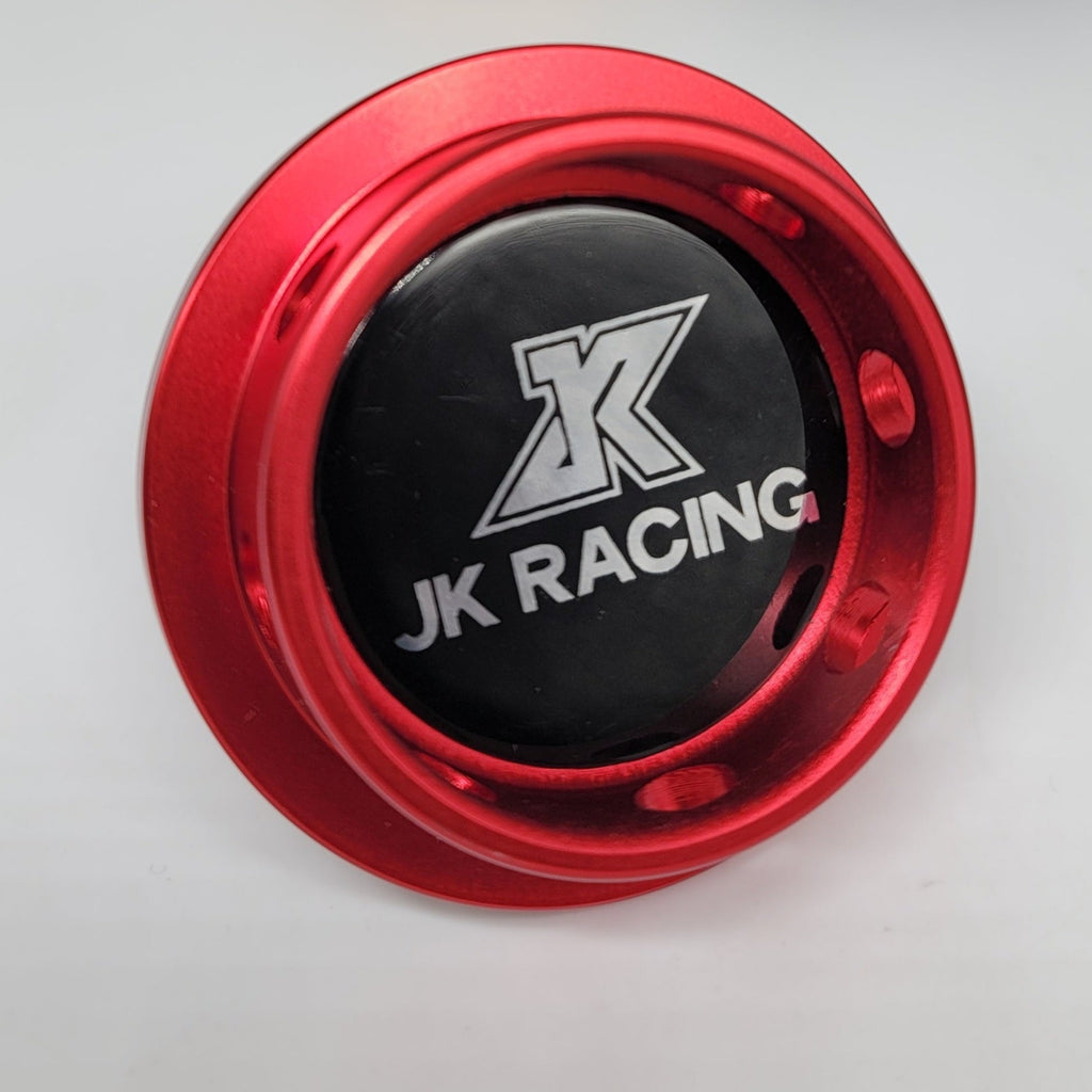 Brand New JK RACING Red Engine Oil Fuel Filler Cap Billet For Subaru
