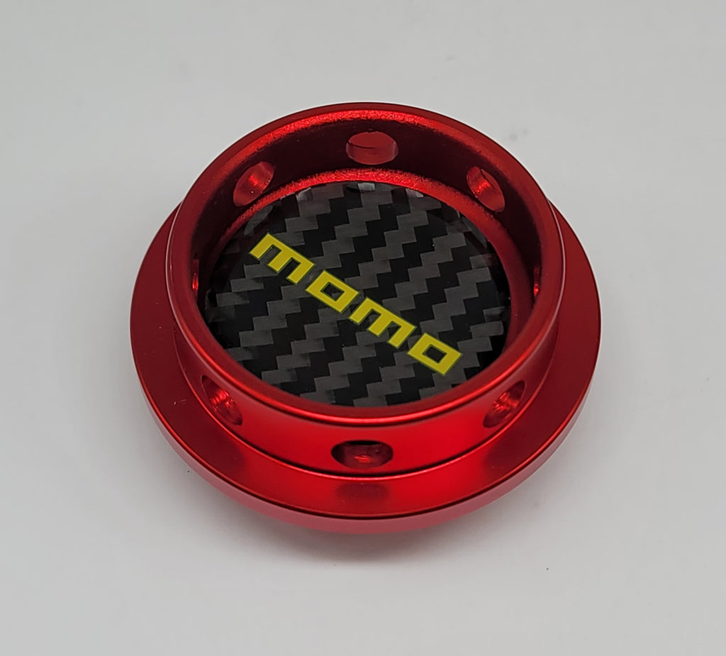 Brand New Momo Red Engine Oil Fuel Filler Cap Billet For Subaru