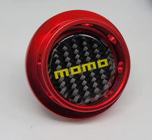 Load image into Gallery viewer, Brand New Momo Red Engine Oil Fuel Filler Cap Billet For Toyota