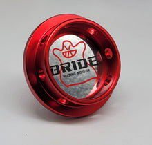 Load image into Gallery viewer, Brand New Bride Red Engine Oil Fuel Filler Cap Billet For Nissan