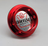 Brand New Bride Red Engine Oil Fuel Filler Cap Billet For Nissan