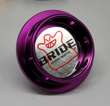 Load image into Gallery viewer, Brand New Bride Purple Engine Oil Fuel Filler Cap Billet For Nissan