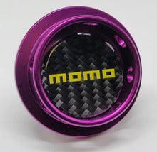 Load image into Gallery viewer, Brand New Momo Purple Engine Oil Fuel Filler Cap Billet For Honda / Acura