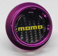 Load image into Gallery viewer, Brand New Momo Purple Engine Oil Fuel Filler Cap Billet For Nissan