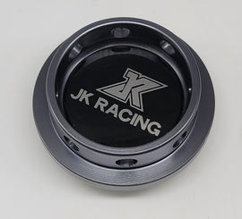 Brand New JK RACING Gunmetal Engine Oil Fuel Filler Cap Billet For Nissan