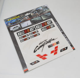 BRAND NEW UNIVERSAL RALLIART 13PCS Small Reflective Decal Sticker Window Vinyl