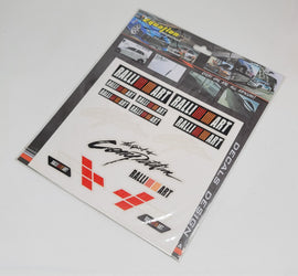 BRAND NEW UNIVERSAL RALLIART 13PCS Small Reflective Decal Sticker Window Vinyl