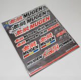 BRAND NEW UNIVERSAL MUGEN POWER 13PCS Small Reflective Decal Sticker Window Vinyl