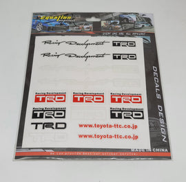 BRAND NEW UNIVERSAL TOYOTA TRD 14PCS Small Reflective Decal Sticker Window Vinyl