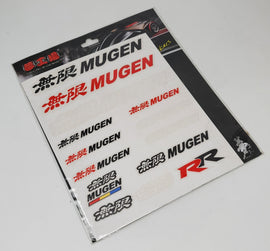 BRAND NEW UNIVERSAL MUGEN 14PCS Small Reflective Decal Sticker Window Vinyl
