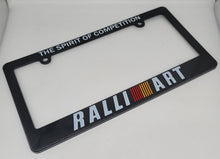 Load image into Gallery viewer, Brand New Universal 1PCS RALLIART ABS Plastic Black License Plate Frame Cover