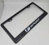 Brand New 1PCS LEXUS F-SPORT 100% Real Carbon Fiber License Plate Frame Tag Cover Original 3K With Free Caps