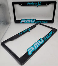 Load image into Gallery viewer, Brand New Universal 2PCS PROJECT MU ABS Plastic Black License Plate Frame Cover