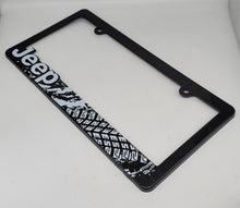 Load image into Gallery viewer, Brand New Universal 1PCS JEEP ABS Plastic Black License Plate Frame Cover