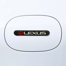 Load image into Gallery viewer, Brand New 4PCS LEXUS Real Carbon Fiber Black Car Trunk Side Fenders Door Badge Scratch Guard Sticker