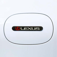 Load image into Gallery viewer, Brand New 2PCS LEXUS Real Carbon Fiber Black Car Trunk Side Fenders Door Badge Scratch Guard Sticker