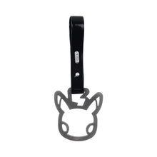 Load image into Gallery viewer, Brand New Pikachu Black JDM TSURIKAWA Ring Subway Train Bus Handle Strap Charm Drift