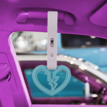 Load image into Gallery viewer, Brand New Broken Heart Teal JDM TSURIKAWA Ring Subway Train Bus Handle Strap Charm Drift