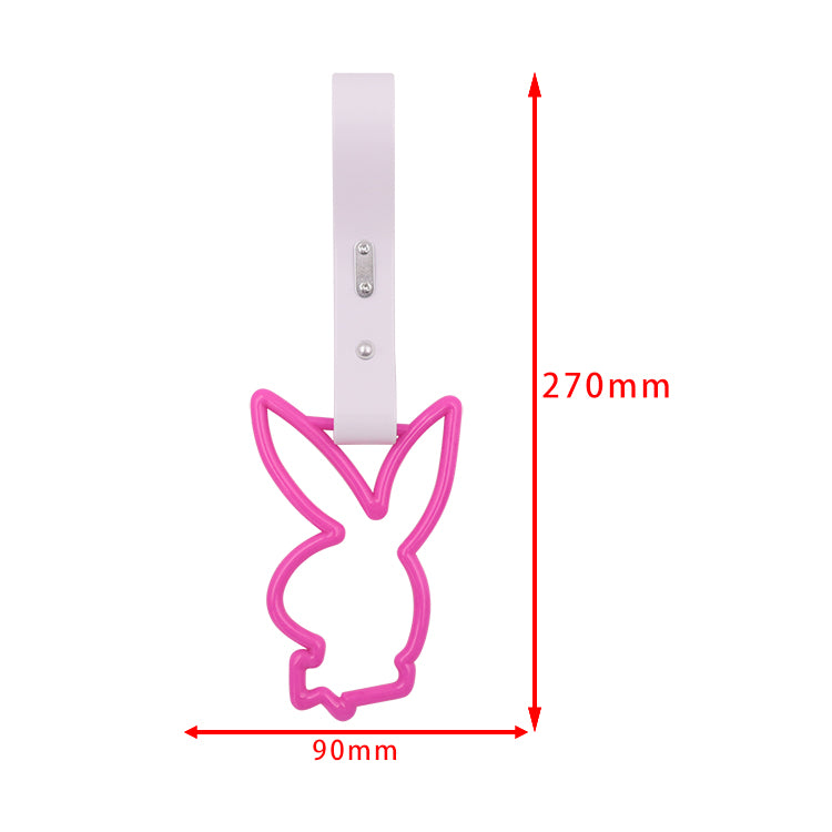 Brand New Playboy Bunny Shaped Purple JDM TSURIKAWA Subway Bus Handle Strap Charm Drift