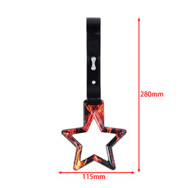 Brand New Star Handle Black JDM TSURIKAWA Ring Subway Train Bus Handle Strap Charm Drift
