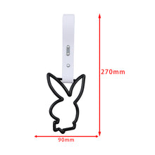 Load image into Gallery viewer, Brand New Playboy Bunny Shaped Black JDM TSURIKAWA Subway Bus Handle Strap Charm Drift