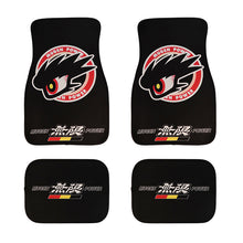 Load image into Gallery viewer, Brand New 4PCS UNIVERSAL Mugen Power Racing Fabric Car Floor Mats Interior Carpets