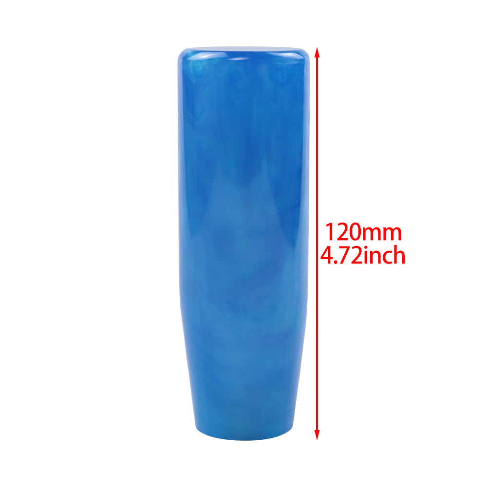 Brand New 12CM Universal Pearl Long Blue Stick Manual Car Gear Shift Knob Shifter M8 M10 M12