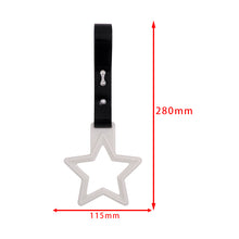 Load image into Gallery viewer, Brand New Glow in the Dark Star Handle Black JDM TSURIKAWA Ring Subway Train Bus Handle Strap Charm Drift