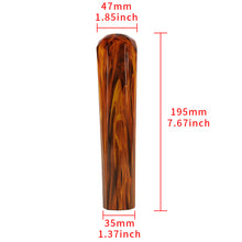 Load image into Gallery viewer, BRAND NEW JDM 200mm Universal Diamond Fire Aluminum Manual Gear Stick Shift Knob Shifter M8 M10 M12