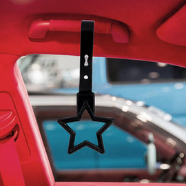 Brand New Star Handle Black JDM TSURIKAWA Ring Subway Train Bus Black Handle Strap Charm Drift