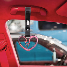 Load image into Gallery viewer, Brand New Broken Heart Rainbow JDM TSURIKAWA Subway Bus Handle Black Strap Charm Drift