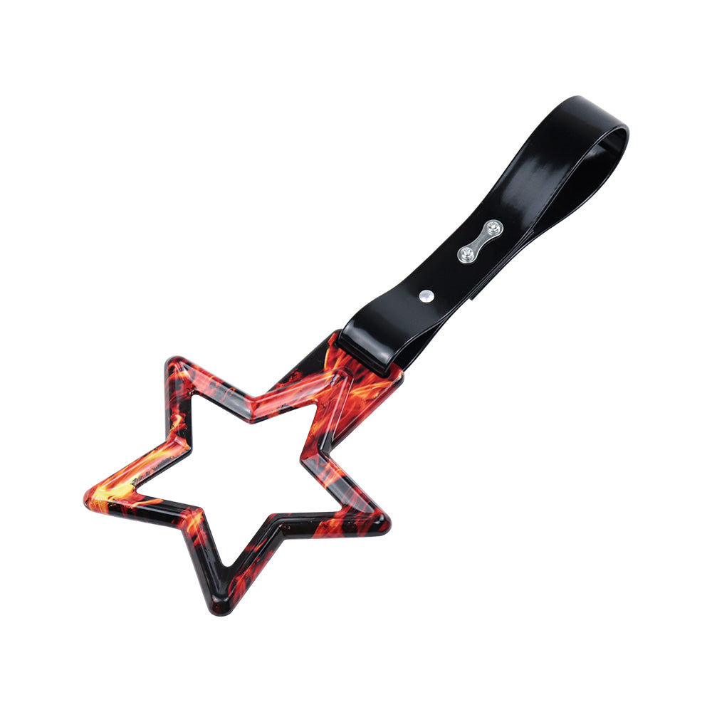 Brand New Star Handle Black JDM TSURIKAWA Ring Subway Train Bus Handle Strap Charm Drift